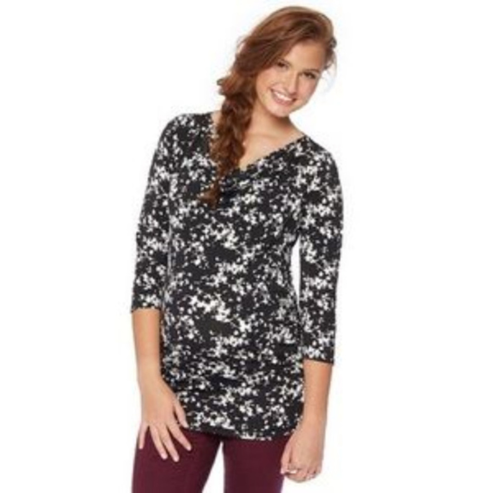 SOld OH Baby Motherhood Maternity Top M L - Picture 3 of 8
